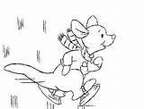 Roo Coloring Disney Animal Pages Pooh Winnie Cartoon Oleh Diposting Admin Di sketch template