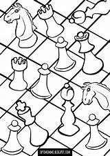 Chess Coloring Värityskuva Optimimmi Täällä Quality  High sketch template
