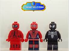 Custom LEGO Superheroes Spiderman Venom Carnage #01dA