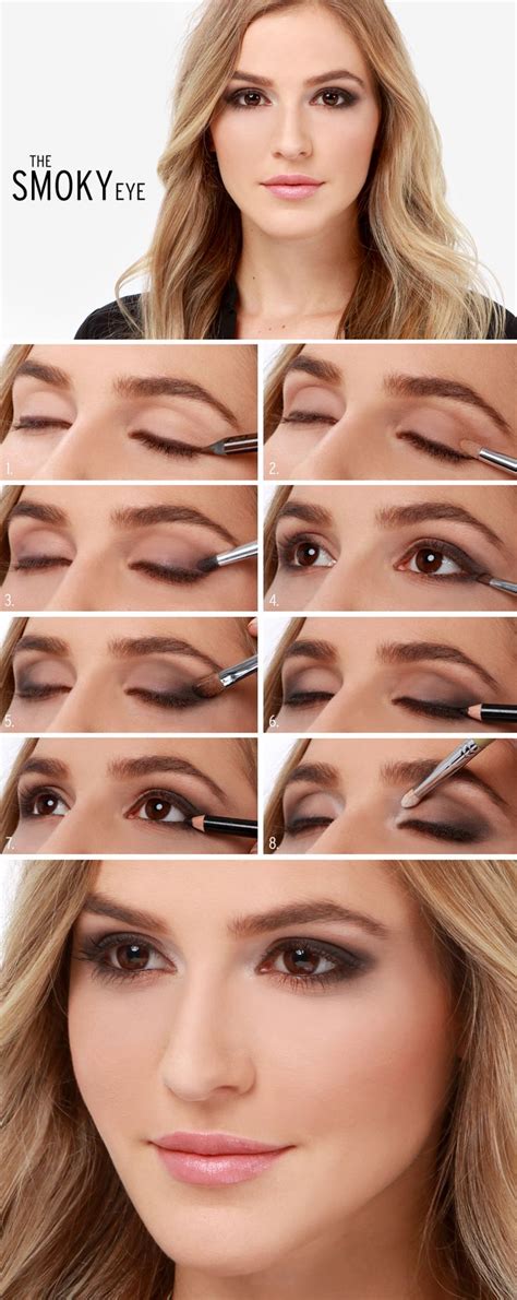 best smokey eye makeup tutorial step by step ideas with pictures