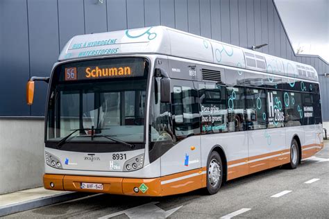 van hool delivers  hydrogen bus  stib mivb  brussels fuelcellsworks