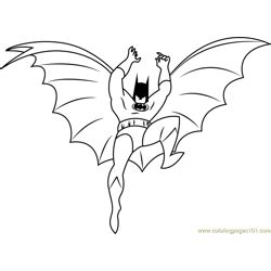 batman flying coloring page  batman coloring pages