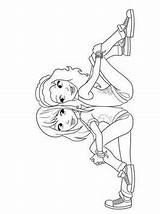Bff Coloring Pages Kids Fun sketch template