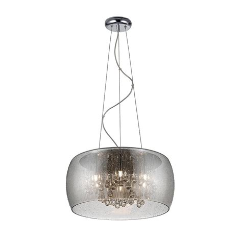 home decorators collection  light chrome glass  clear glass beads led pendant