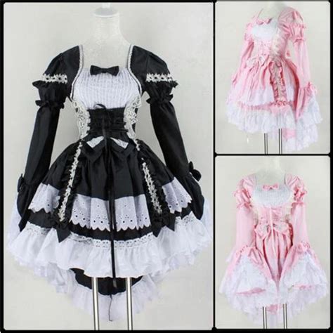 halloween costume for women girls sexy sissy maid uniform sweet gothic