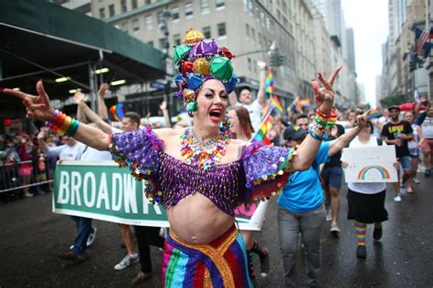 jubilant marchers at gay pride parades celebrate supreme court ruling