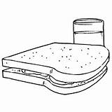 Bread Coloring Pages Sandwich Different Yummy Little Loaves sketch template