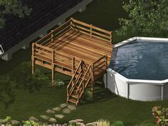 ground pools decks idea replacing  ground