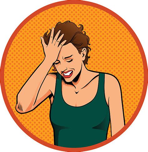 clip art of frustrated faces illustrations royalty free vector