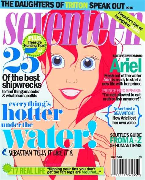 magazine cover ariel disney princess art popsugar love and sex photo 61