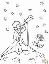 Coloring Prince Little Pages Telescope sketch template