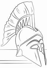 Colorir Romani Supercoloring Dibujar Soldiers Romanos Casco Spartan sketch template