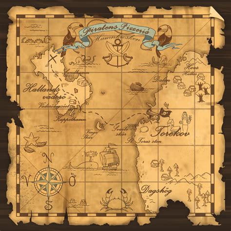 treasure map  kaffepanna  deviantart