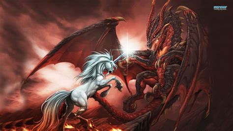 unicorn  dragon wallpapers top  unicorn  dragon backgrounds