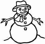 Coloring Snowman Pages Popular sketch template