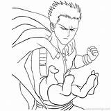 Saitama Boros sketch template