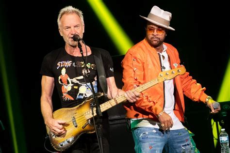 Sting And Shaggy Prove An Unlikely But Winning Pair In Pageant Concert