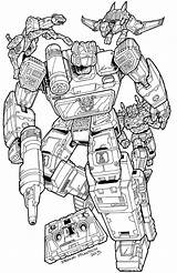 Soundwave Coloring Transformers Clipart Clipground Pages sketch template