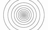 Circles Concentric Mandala sketch template