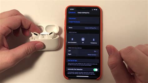 change airpods pro settings  ios youtube