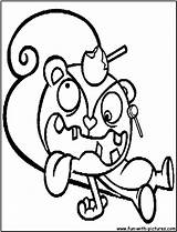 Coloring Pages Nutty Happytreefriends Printable Fun Color sketch template
