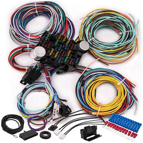 circuit wiring harness kit universal extra long wires  circuit harness  ford chevy