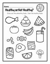 Kindergarten Worksheets Health Coloring Kids Pages sketch template