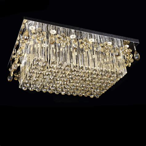 shipping wholesales large square crystal chandelier modern design lustre crystal staircase