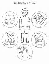 Mewarnai Tubuh Anggota Body Merawat Kindergarten Saya Manusia Bmg Pelajaran sketch template