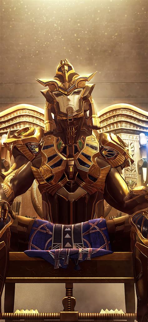 pubg mobile wallpaper  golden pharaoh  suit games