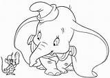 Dumbo Desenhos Timothy Dibujo Colorir Dombo Timoty Olifant Sapo Elephants sketch template