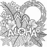 Aloha Toucan Books Hawaii Colorare Foglie Adulti Tropicali Tucano Fra Kolorowanka Miscellaneous St4 Coloringonly Wydruku sketch template