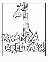 Kwanzaa Coloring Pages Seasonal Sheets sketch template