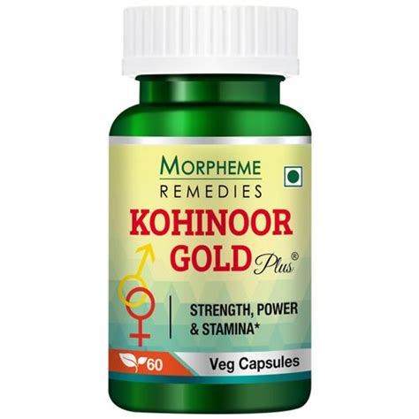 Buy Morpheme Remedies Capsules Kohinoor Gold Plus 500 Mg Veg Online