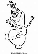 Olaf Frozen Coloring Drawing Pages Snowman Elsa Printable Nose Easy Cool Things Color Fever Summer Toddlers Colouring Drawings Sheets Print sketch template