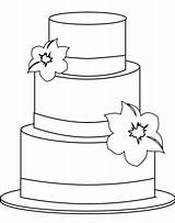 Cake Coloring Pages Printable Food Categories Desserts sketch template