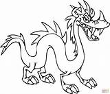 Coloring Dragon Pages Printable sketch template