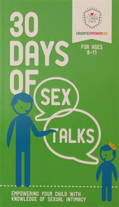 30 Days Of Sex Talks Ages 8 11 Defend Dignity