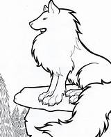 Wolf Easy Drawings Drawing Clipart Library sketch template