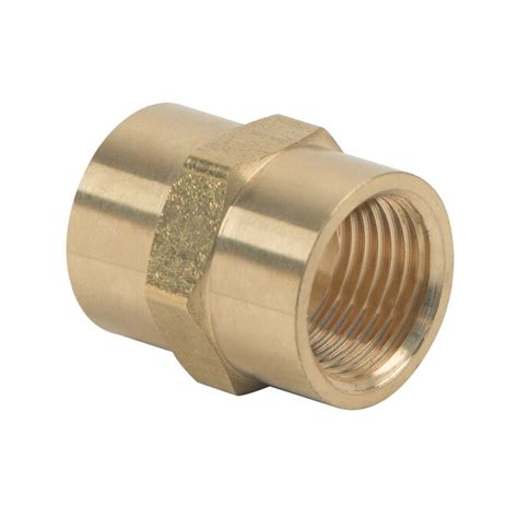 Brasscraft 3 8 In X 3 8 In Dia Threaded Female Adapter Coupling Fitting