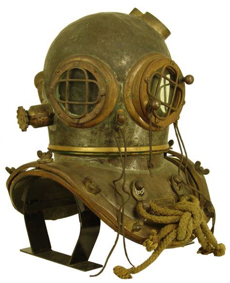 history  deep sea diving helmets antique trader