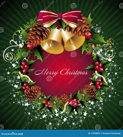 christmas wreath background stock photography image