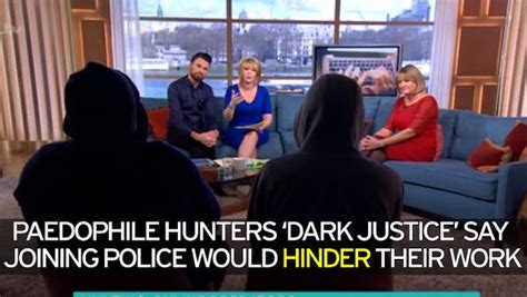 paedophile hunters dark justice reveal they have helped catch 20