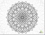 Coloring Flowers Pages Hard Flower Adults Adult Dahlia Color Printable Drawing Getdrawings Number Thistle Kids Sheets Getcolorings Designlooter Difficult Mining sketch template
