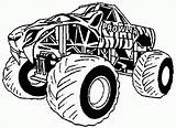 Monster Truck Pages Easy Coloring Prowler Printable sketch template