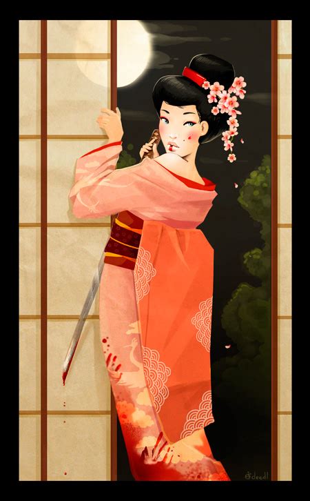geisha girl  deedlith  deviantart