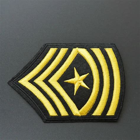cmcm sergeant major shoulder mark patch high quality military patch  shipping  pcs