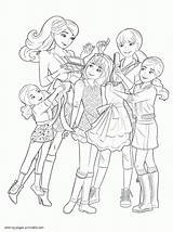 Barbie Coloring Pages Pony Tale Sisters Her Printable Colouring Girls Print Cute Template sketch template