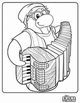 Penguin Accordion Club Coloring Pages Test Issue Stuff Times Results sketch template
