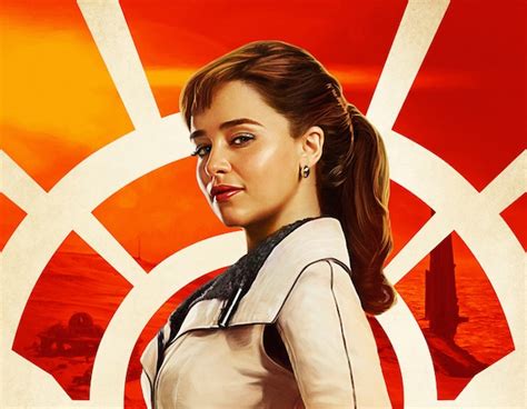 Emilia Clarke From Solo A Star Wars Story Character Posters E News